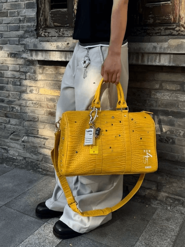 Fish Skin Texture Travel Bag